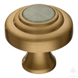 Brass Ручка кнопка 07842-011-T01 сатинированная латунь