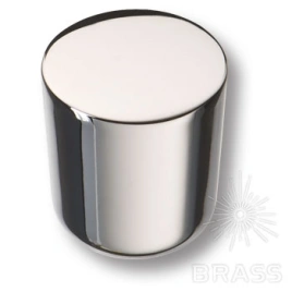 Brass Ручка кнопка 8161-400 глянцевый хром