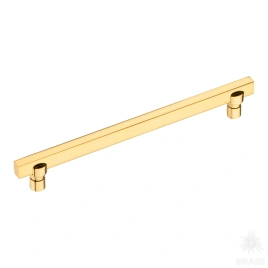 Brass Ручка скоба 2557-003-160 латунь глянцевое золото 160 мм
