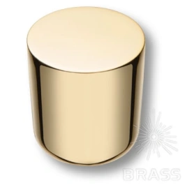 Brass Ручка кнопка 8161-100 глянцевое золото