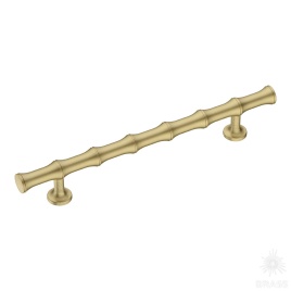 Brass Ручка скоба 9244 0160 ELX5-ELX5 брашированная латунь 160 мм