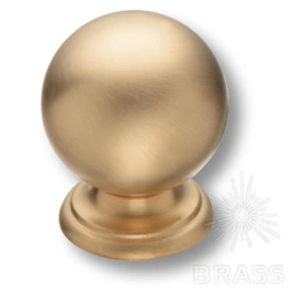 Brass Ручка кнопка 8352-020 матовая латунь