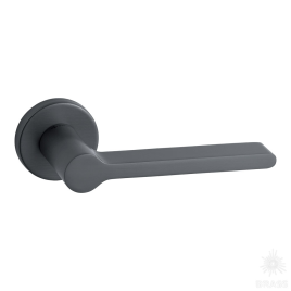 Brass Ручка дверная HA248RO12 BBN ENKEL черный матовый никель
