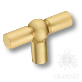 Brass Ручка кнопка 6860-020 матовая латунь