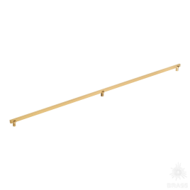 Brass Ручка скоба 2557-011-768 латунь сатинированная латунь 384-384 мм
