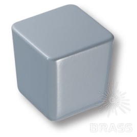 Brass Ручка кнопка 8151-580 BLUE BRIGHT глянцевый голубой