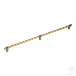 Brass Ручка рейлинг 771-480-Titanium-Champagne Gold графит/матовая латунь 480 мм