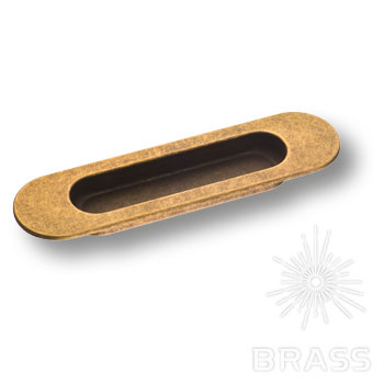 Brass Ручка врезная 3921-831 старая бронза фото 1