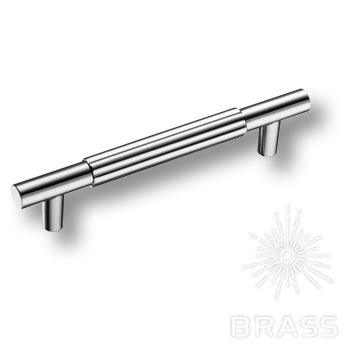 Brass Ручка скоба 15.299.128.07 глянцевый хром 128 мм фото 1