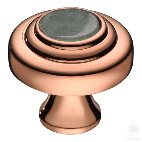 Brass Ручка кнопка 07842-008-T01 медный фото 1