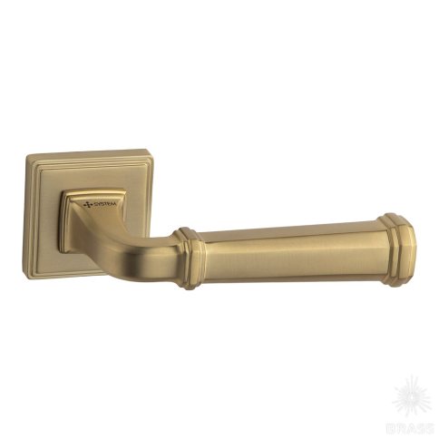 Brass Ручка дверная HA233RO17 GB RODIN матовая латунь фото 1