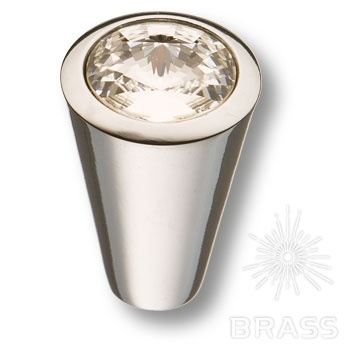 Brass Ручка кнопка 25.355.16.SWA.07 глянцевый хром с кристаллами Swarovski фото 1