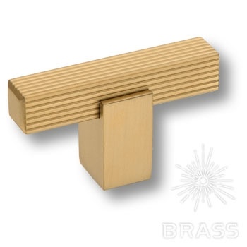 Brass Ручка кнопка 9214 0008 GB-GB матовая латунь фото 1