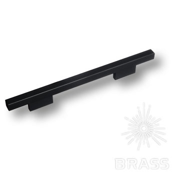 Brass Ручка скоба 7345 0192 AL6-AL6 черный 192 мм фото 1