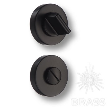 Brass Накладка с поворотной кнопкой RO12W6 AL6 ROSET чёрный фото 1