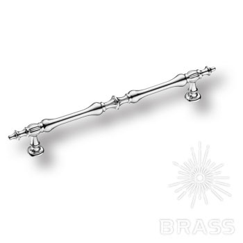 Brass Ручка скоба SEHZADE-10-160 глянцевый хром 160 мм фото 1