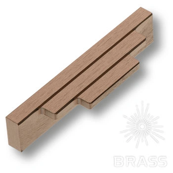 Brass Ручка накладная 9429 0096 ELX8 брашированная бронза 96 мм фото 1
