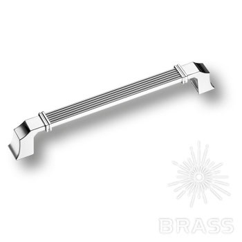 Brass Ручка скоба 546-160-Chrome глянцевый хром 160 мм фото 1