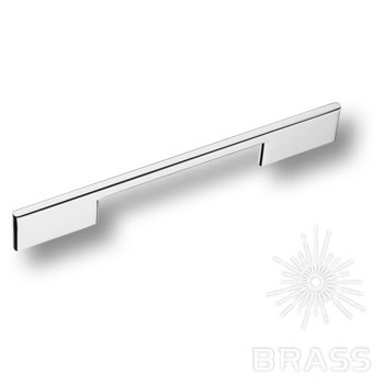 Brass Ручка скоба 8570 0160 CR глянцевый хром 160 мм фото 1