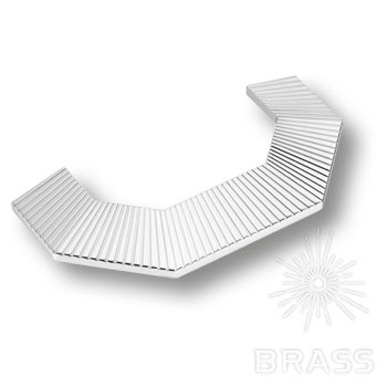 Brass Ручка скоба 1213 128MP02 глянцевый хром 128 мм фото 1