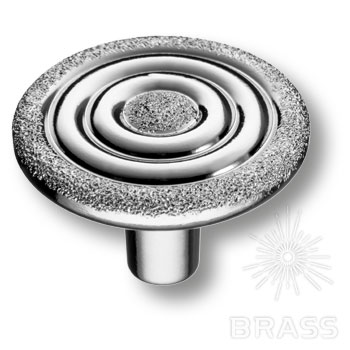Brass Ручка кнопка 15.388.38 DIA 07 глянцевый хром фото 1