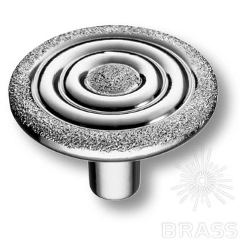 Brass Ручка кнопка 15.388.38 DIA 07 глянцевый хром фото 1