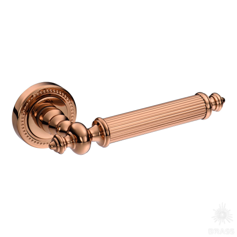 Brass Ручка дверная 0212-008R латунь, медный фото 1