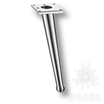 Brass Опора мебельная 1180 0200 Chrome BONE глянцевый хром 200 мм фото 1