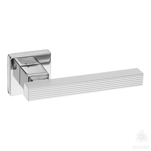 Brass Ручка дверная HA220LRO11 CR TRONE-L глянцевый хром фото 1