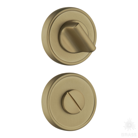 Brass Накладка с поворотной кнопкой RO14W6 GB ROSET матовая латунь фото 1