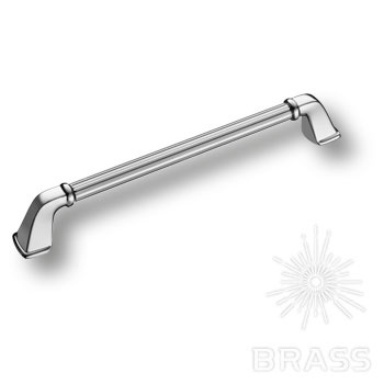 Brass Ручка скоба 1122 192MP02 глянцевый хром 192 мм фото 1