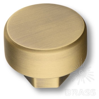 Brass Ручка кнопка 4126 002MP30 состаренная латунь  фото 1