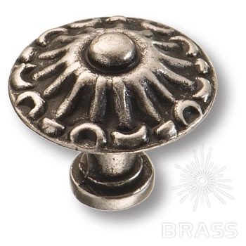 Brass Ручка кнопка 15.304.24.16 старое серебро фото 1