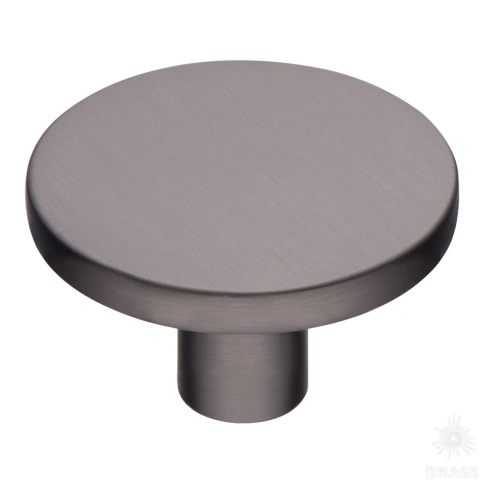 alt="Купить Ручка кнопка 35-Titanium графит Brass мебельная фурнитура оптом и в розницу"