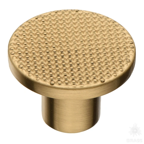 alt="Купить Ручка кнопка 25-Champagne Gold матовая латунь Brass мебельная фурнитура оптом и в розницу"