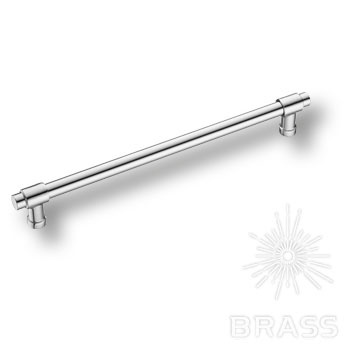 Brass Ручка рейлинг 4686 0224 CR-CR глянцевый хром 224 мм фото 1