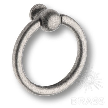 Brass Ручка кольцо 3100 0050 OSM-OSM старое серебро фото 1