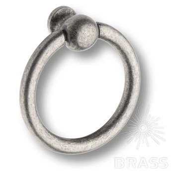 Brass Ручка кольцо 3100 0050 OSM-OSM старое серебро фото 1