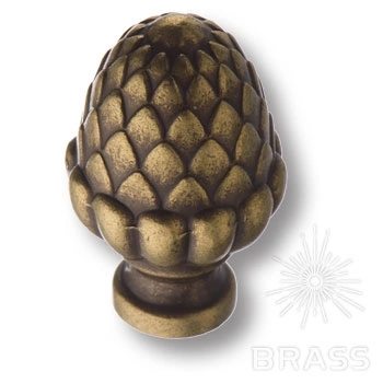 Brass Ручка кнопка 15.356.00.12 античная бронза фото 1