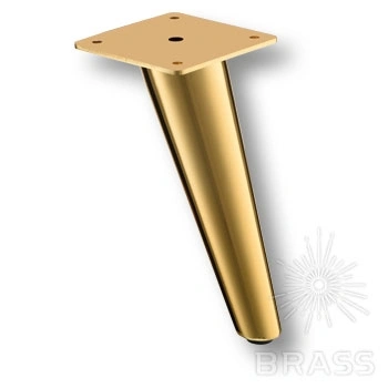 Brass Опора мебельная резная KAX-0433-0180-A09 глянцевое золото 180 мм фото 1