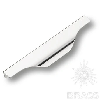 Brass Ручка торцевая 8918 0160 CR глянцевый хром 160 мм фото 1