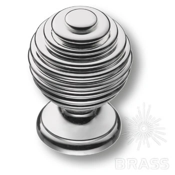 Brass Ручка кнопка 15.030.07 глянцевый хром фото 1