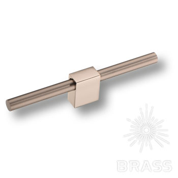 Brass Ручка кнопка 8964 0170 PN-NB глянцевый никель / матовый никель 16 мм фото 1