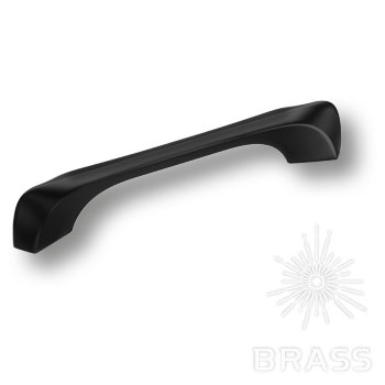 Brass Ручка скоба 303-160-Matt Black чёрный 128-160 мм фото 1