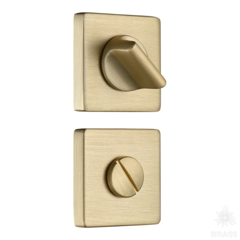 Brass Накладка с поворотной кнопкой RO11W6 BB ROSET матовое золото фото 1
