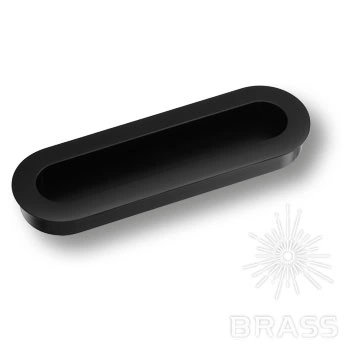 Brass Ручка врезная 7471 0128 AL6 черный 128 мм фото 1
