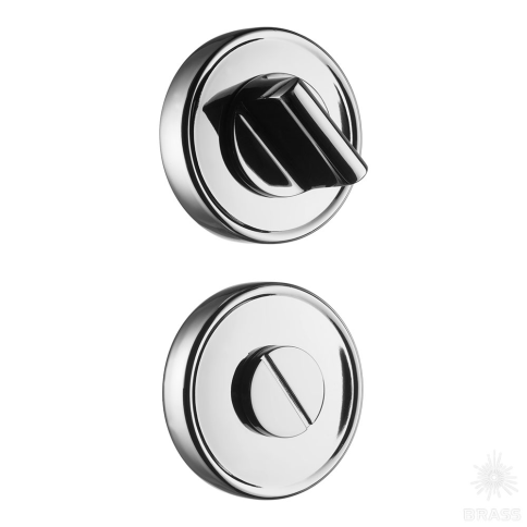Brass Накладка с поворотной кнопкой RO14W6 CR ROSET глянцевый хром фото 1