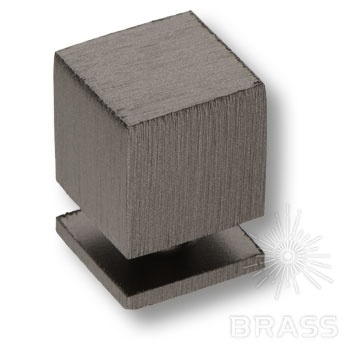 Brass Ручка кнопка 1954 0018 ELX1 брашированный графит фото 1