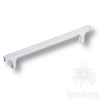Brass Ручка скоба 1103 160MP19 сатинированный хром 160 мм фото 1