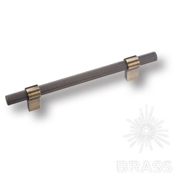 Brass Ручка рейлинг 8774 0128 ABM-ABM состаренная латунь 128 мм фото 1